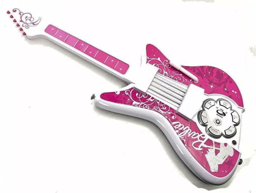 pink barbie guitar
